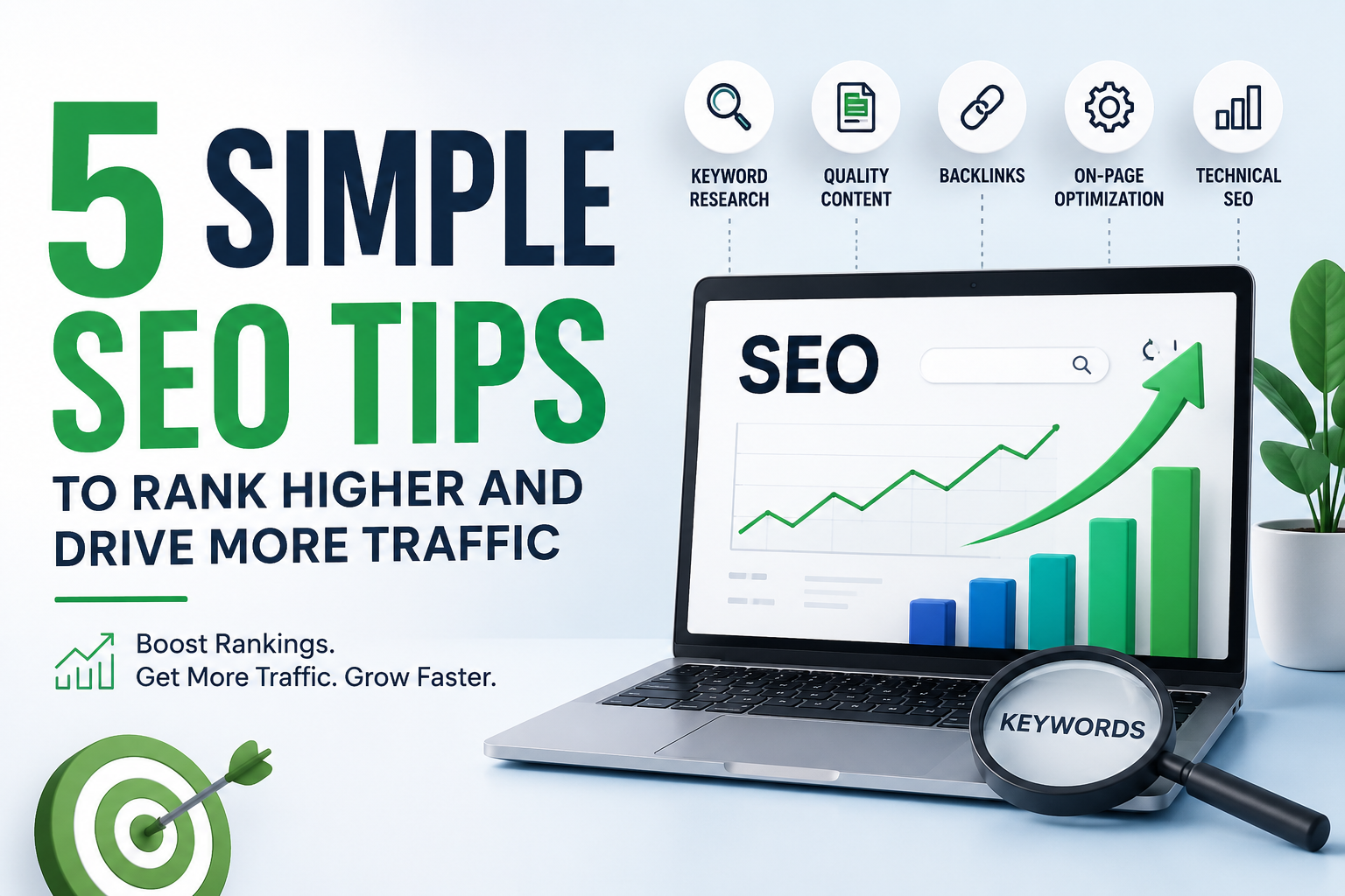 5 Simple SEO Tips to Rank Higher and Drive More Traffic
